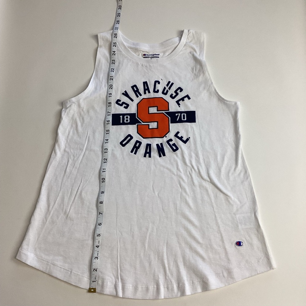Champion Men’s Syracuse Orange Tank Top Size M White